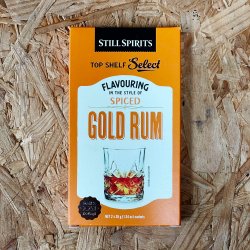 Still Spirits - Select Top Shelf - Spiced Gold Rum Spirit Flavouring - 76g - Brewbitz Homebrew Shop
