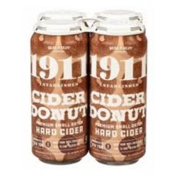 1911 CIDER DONUT HARD CIDER 16OZ 4PK CAN - Schaefer’s