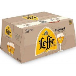 LEFFE BLONDE 28 x 25cl 6.6%vol. (pack de 28) - Selfdrinks