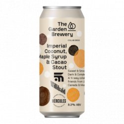 The Garden The Garden  Hercules -  Imperial Coconut, Maple Syrup & Cacao Stout - 8.2% - 44cl - Can - La Mise en Bière