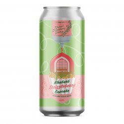 Vault City Brewing Rhubarb Drizzleberry Cupcake