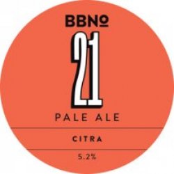 Brew By Numbers 21 Pale Ale Citra (Keg) - Pivovar