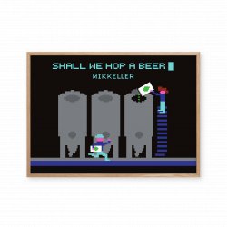 Mikkeller Prints Shall We Hop A Beer - Mikkeller Prints