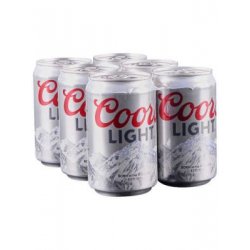 COORS LIGHT LAGER 12OZ 6PK CANS - Schaefer’s