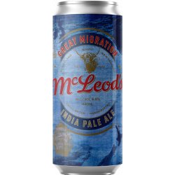 Mcleods Great Migration IPA 440ml BB 010623 - The Beer Cellar