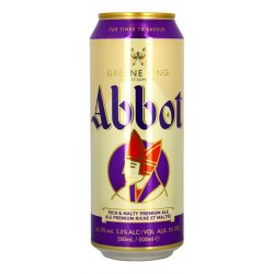 Greene King Abbot Ale 5.0% Vol. 24 x 50cl Dose - Pepillo