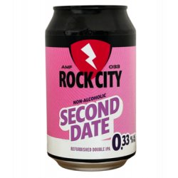 Rock City Brewing Rock City Second Date 0.33 Non-Alc 330ml - Bierwinkelier