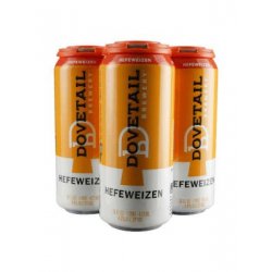 DOVETAIL HEFEWEIZEN 16oz 4PK CAN - Schaefer’s