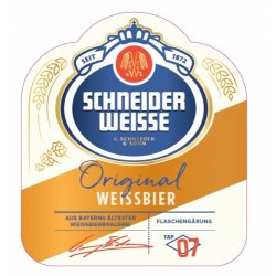 Schneider Weisse G. Schneider & Sohn  Original (TAP07) - Café De Stap