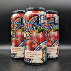 One Drop White Nectarine Imperial Slushy Sour Can 4pk - Saccharomyces Beer Cafe