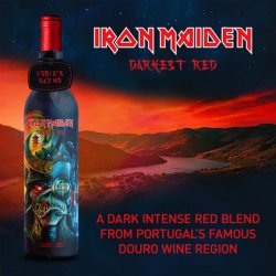 IRON MAIDEN DARKEST RED (750ml) - Douro Wine **single bottle** - Iron Maiden Beer