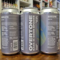 Overtone - Back In Good Spaces 6.0% DDH IPA - Bottles and Books