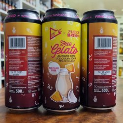 Funky Fluid X Fusion Brewing - Free Gelato 0.5% Alcohol Free Pina Colada Ice Cream Sour (BBD:13.05.23) - Bottles and Books