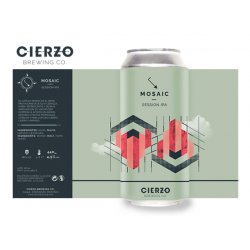 Cierzo Mosaic  Session IPA(Pack de 12 latas) - Cierzo Brewing