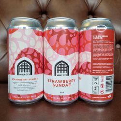 Vault City - Strawberry Sundae 5.0% Modern Sour Beer - Bottles and Books