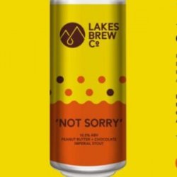 Lakes Brew Co  Not Sorry  10.5% - The Black Toad