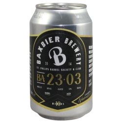Baxbier BA23.03 (St. Philips Barrel Society & Club)