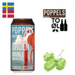 Poppels  To Ol - Broen Double IPA 440ml CAN - Drink Online - Drink Shop