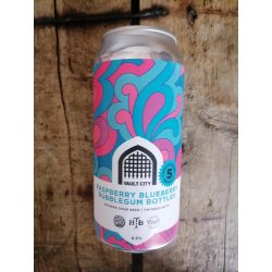 Vault City Raspberry Blueberry Bubblegum Bottles 4.5% (440ml can) - waterintobeer