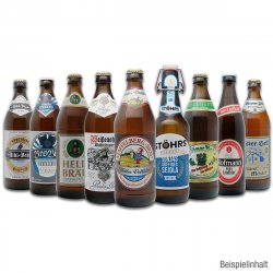 9er Bierpaket Helles  Lager - Biere Aus Franken