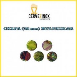 Chapa (26 mm) Multicolor - Cervezinox