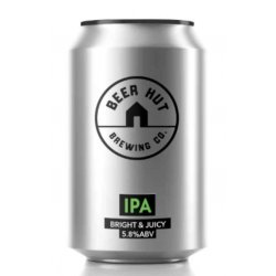 Beer Hut - IPA Bright & Juicy 5.8% ABV 330ml Can - Martins Off Licence