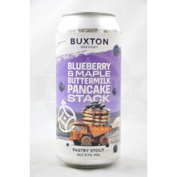 Buxton Brewery Blueberry & Maple Buttermilk Pancake Stack