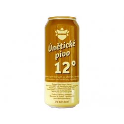 Únětice - Únětické pivo 12° nefiltrované 0,5L can 5,1% alc. - Beer Butik