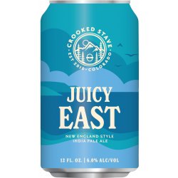 Crooked Stave- Juicy East IPA 6% ABV 330ml Can - Martins Off Licence