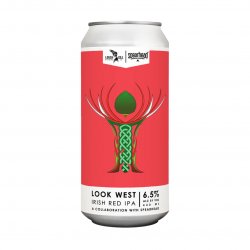 Lough Gill Collab Spearhead Brewing- Look West Red IPA 6.4% ABV 440ml Can - Martins Off Licence