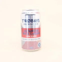 TWØBAYS Japanese Rice Lager TWØBAYS Japanese Rice Lager
