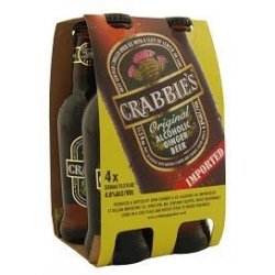 Crabbies Original Alcoholic Ginger Beer 4 pack - Outback Liquors