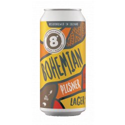 8 Degrees Barefoot Bohemian 44cl Can 4% - Molloys