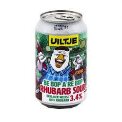 Uiltje Brewing Company - Be Bop A Re Bop Rhubarb Sour - Bierloods22