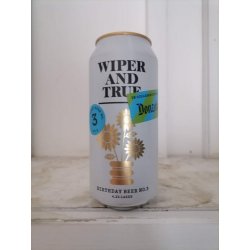 Wiper And True Birthday Beer No.3 Lager 4.2% (440ml can) - waterintobeer