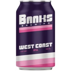 Buy Mr Banks West Coast IPA 355ml online  Barrel & Batch - Barrel & Batch