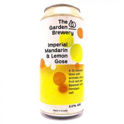 The Garden Brewery - Imperial Mandarin & Lemon Gose - Hop Craft Beers