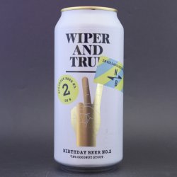 Wiper And True  North Brewing Co - Birthday Beer No.2: Coconut Stout - 7% (440ml) - Ghost Whale