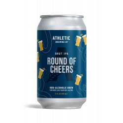 Athletic Brewing Co. — Round Of Cheers, Brut IPA, Limited Edition, 6-pack - Minus Moonshine