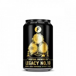 Frontaal Brewing Legacy No.10 Stout 10% 12x330ml - Drink Station