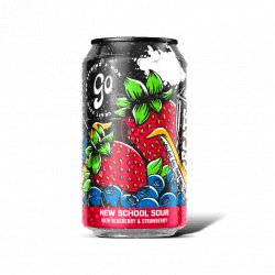 Go Brewing — New School Sour, Blueberry & Strawberry, 6-Pack - Minus Moonshine