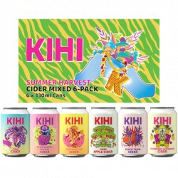 Urbanaut. Kihi Summer Harvest Cider Mixed 6-Pack - Urbanaut Brewing