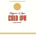 Gold Dot Staggers and Jags Cold IPA 16oz can Gold Dot Staggers and Jags Cold IPA 16oz can