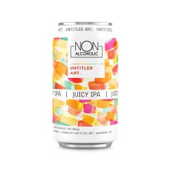 Untitled Art — NA Juicy IPA, 6-pack of 12 oz cans - Minus Moonshine