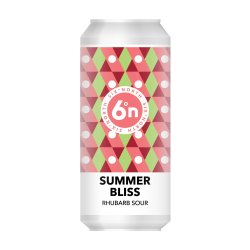 6 Degrees North (6DN) Summer Bliss - Rhubarb Sour 440ml Can - Fountainhall Wines