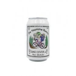 De Kromme Haring - Sand Diver 0.3 (alcoholvrij 0,3%) - 330ml can - Hopping Borders