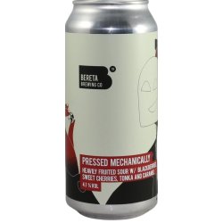 Bereta Brewing Co. Pressed Mechanically