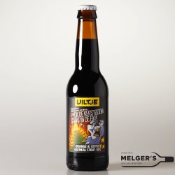 Uiltje  F*ck De Kerstboom Staat In De Fik! Orange & Coffee Oatmeal Stout 33cl - Melgers