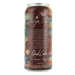 Foreign Objects Beer Company Ritual Colors