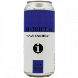 District 96 Beer Factory  96th Amendment - Rebel Beer Cans